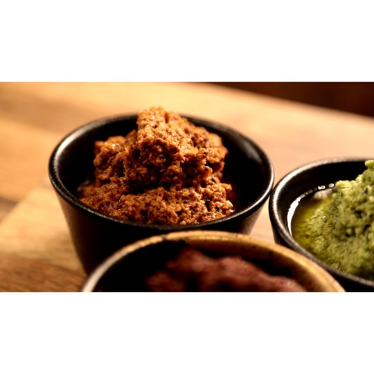 Caviar de tomates séchées aux olives